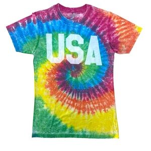 Oliver & Otis | USA Graphic Tie Dye Short Sleeve T Shirt | Size Small